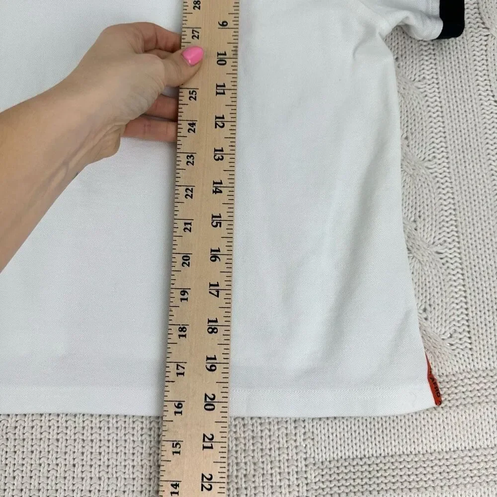 Outdoor Afro x‎ REI CO-OP Shirt Womens Small White Logo Polo Preppy - Picture 7 of 8